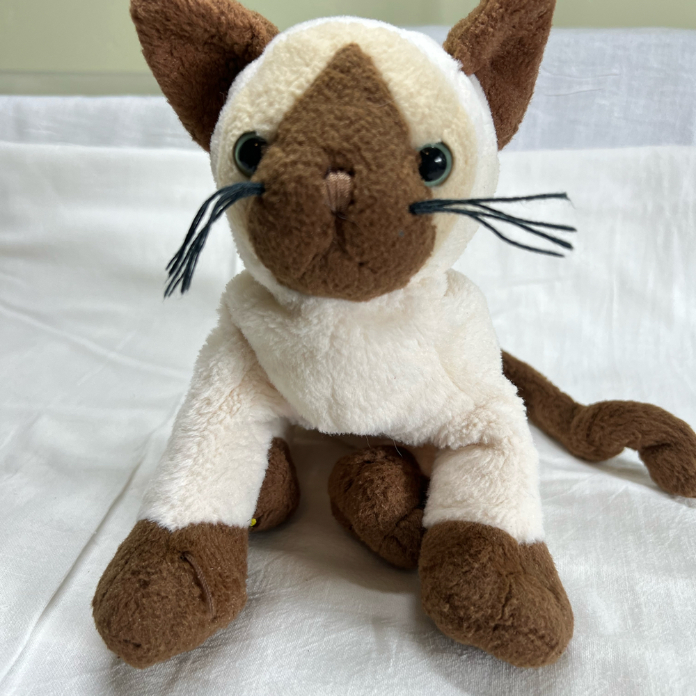 Webkinz siamese cat plush 7” plush no code